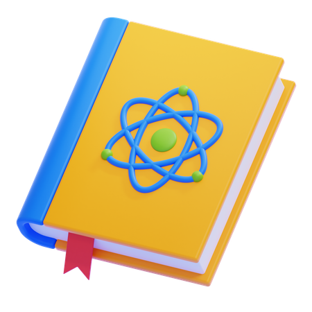 Libro de fisica  3D Icon