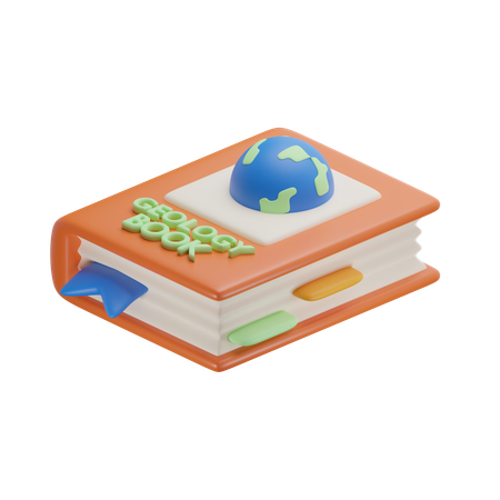 Libro de geología  3D Icon