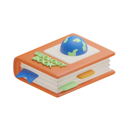 Libro de geología  3D Icon