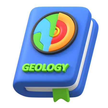 Libro de geología  3D Icon