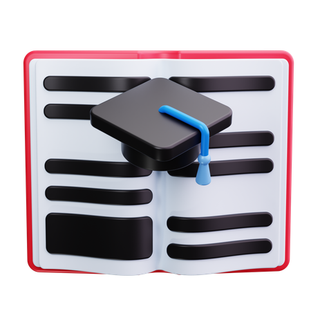 Libro de graduacion  3D Icon