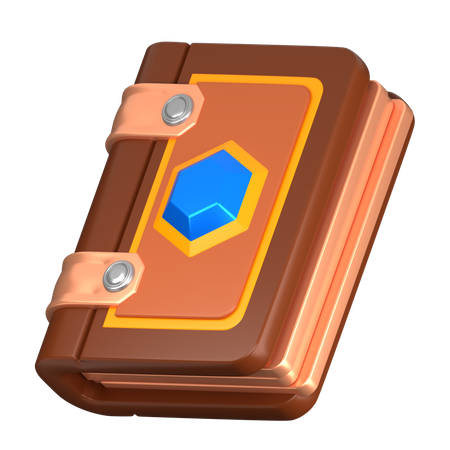 Libro de hechizos  3D Icon