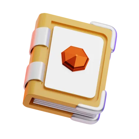 Libro de hechizos  3D Icon