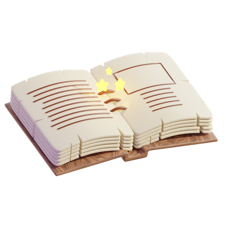 Libro de hechizos  3D Icon