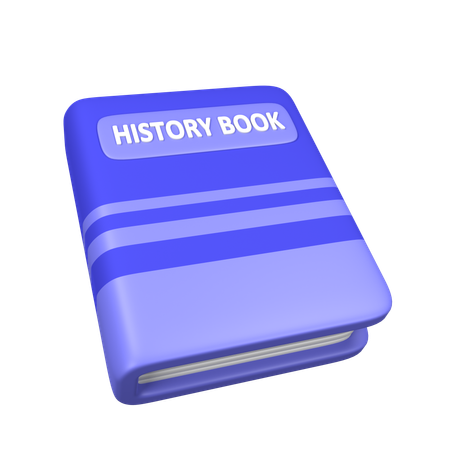 Libro de historia  3D Icon