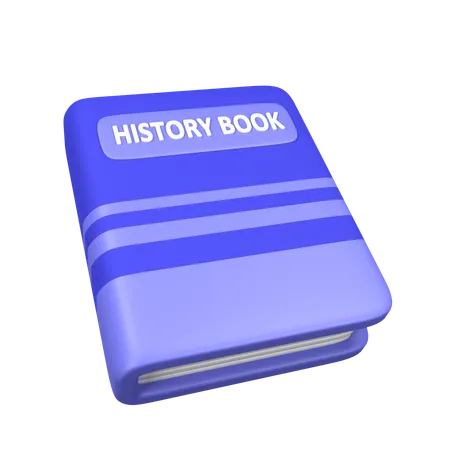 Libro de historia  3D Icon