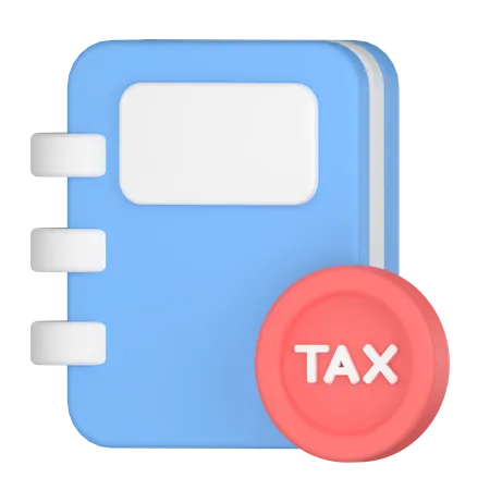 Libro de impuestos  3D Icon
