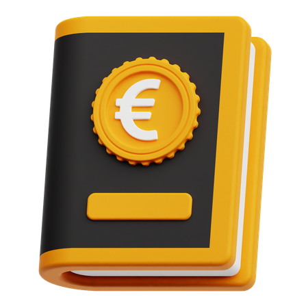 Libro de inversiones  3D Icon