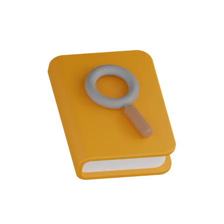 Libro de investigacion  3D Icon