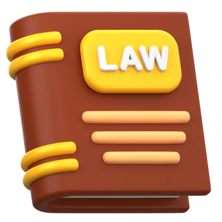 Libro de leyes  3D Icon