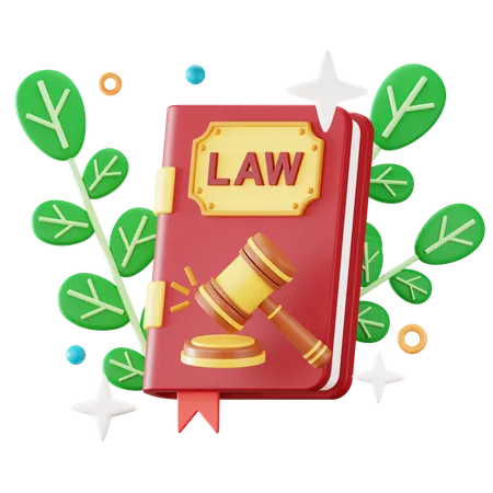 Libro de leyes  3D Icon
