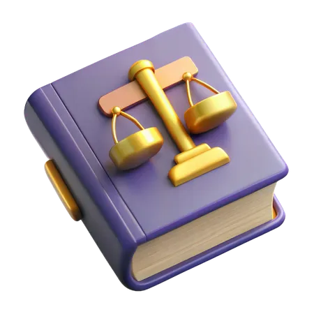 Libro de leyes  3D Icon