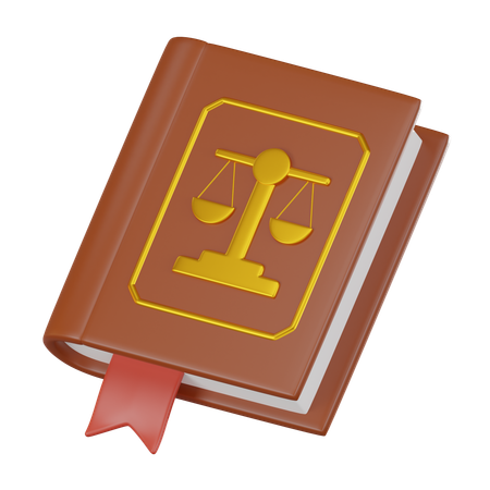 Libro de leyes  3D Icon