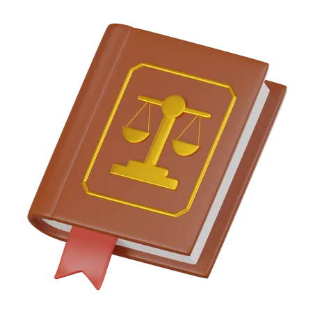 Libro de leyes  3D Icon