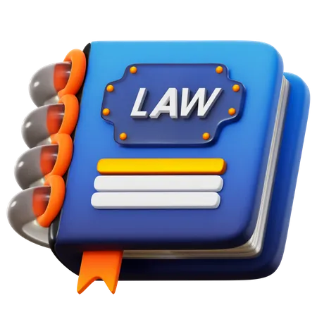 Libro de leyes  3D Icon