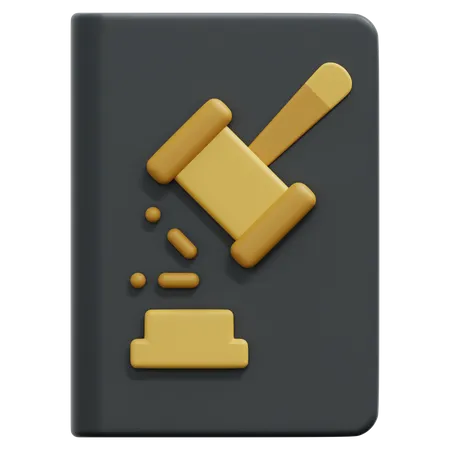 Libro de leyes  3D Icon