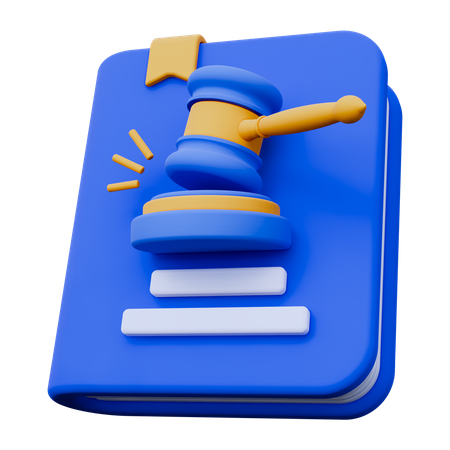 Libro de leyes  3D Icon