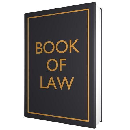 Libro de ley  3D Icon