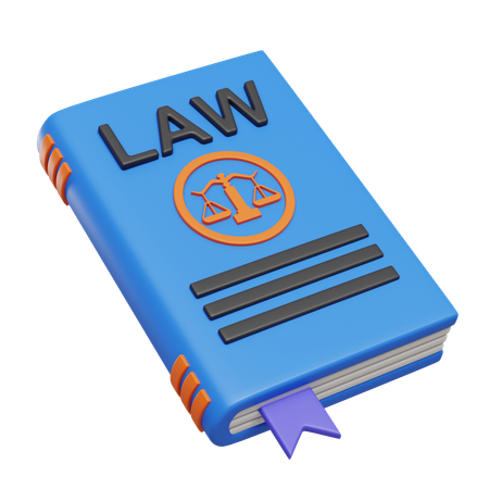 Libro de leyes  3D Icon