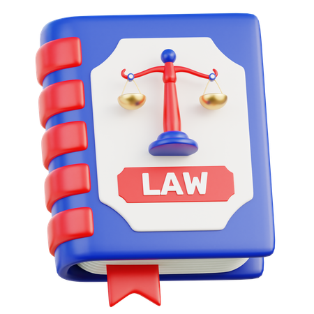 Libro de leyes  3D Icon