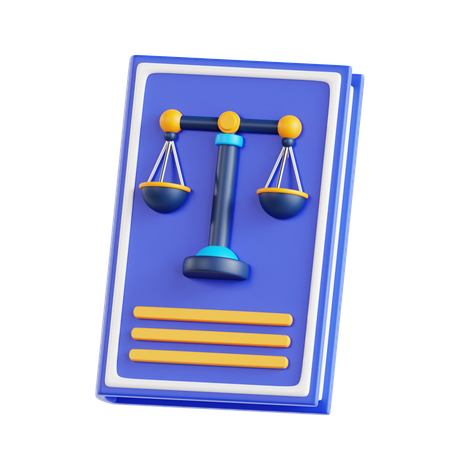 Libro de leyes  3D Icon