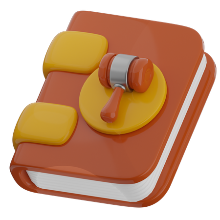 Libro de leyes  3D Icon