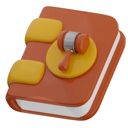 Libro de leyes  3D Icon