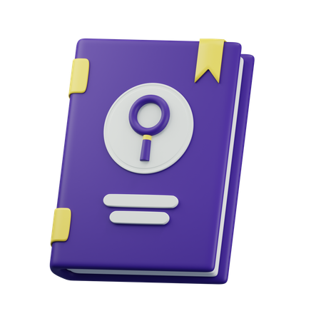 Libro de misterio  3D Icon