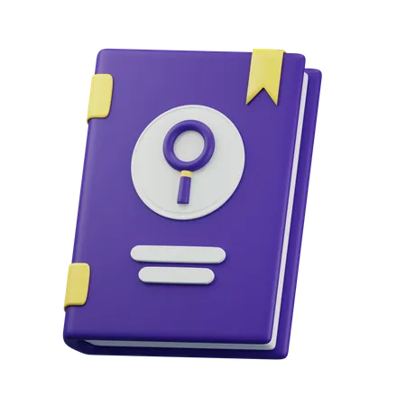 Libro de misterio  3D Icon