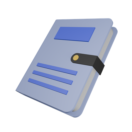 Libro de negocios  3D Icon