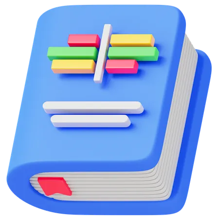 Libro de negocios  3D Icon