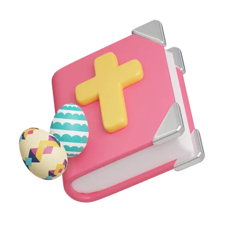 Libro de pascua  3D Icon