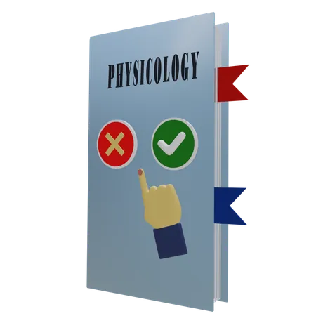 Libro de psicologia  3D Icon