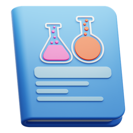 Libro de quimica  3D Icon