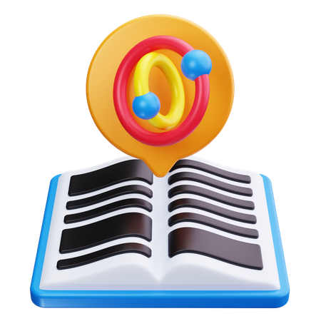 Libro de quimica  3D Icon