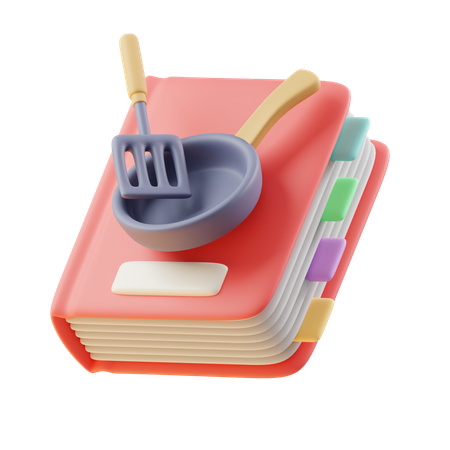 Libro de recetas  3D Icon