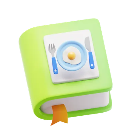 Libro de recetas  3D Icon