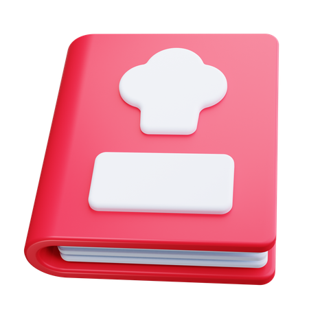 Libro de recetas  3D Icon