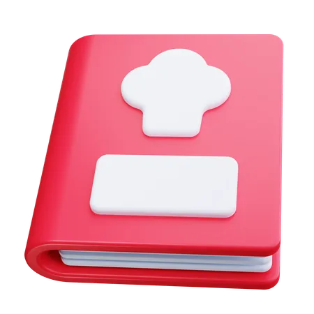 Libro de recetas  3D Icon