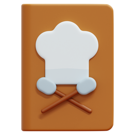 Libro de recetas  3D Icon