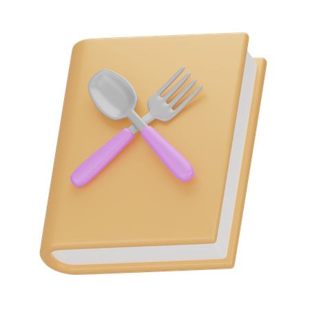 Libro de recetas  3D Icon