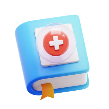 Libro de salud  3D Icon