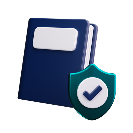 Libro de seguridad  3D Icon