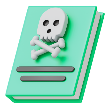 Libro de veneno  3D Icon