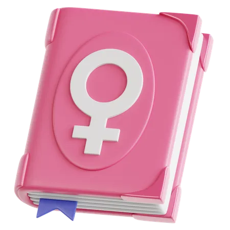 Libro del Día de la Mujer  3D Icon