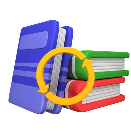 Devolver libro  3D Icon