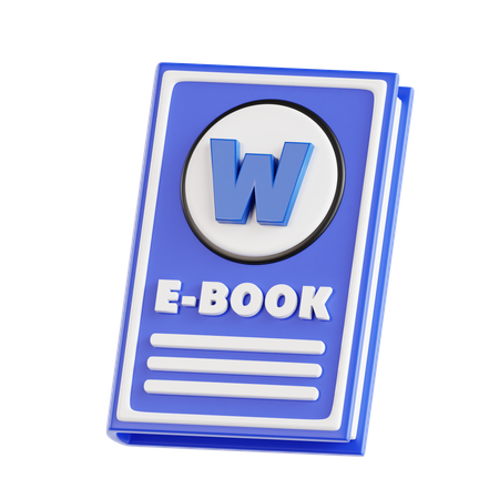 Libro digital  3D Icon