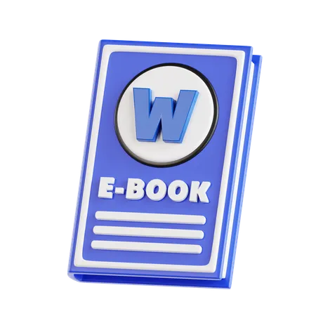 Libro digital  3D Icon