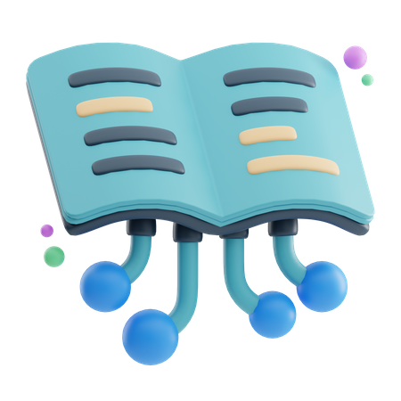 Libro digital  3D Icon