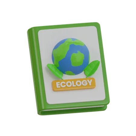 Libro de ecología  3D Icon